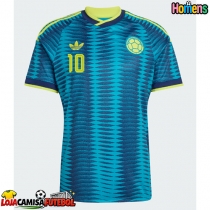 Camisa de Futebol Colômbia James Rodriguez #10 Equipamento Secundário Mundo 2026 Manga Curta